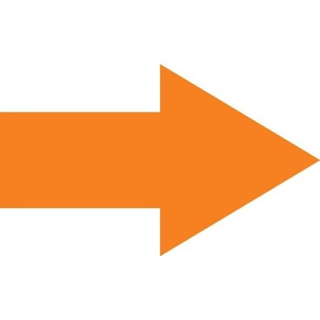 Accuform MAGNETIC SHAPES  ARROWS 1 12 X 2 12 MRB417MGOR MRB417MGOR